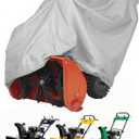 Snow Blower Cover Waterproof Outdoor 600D Heavy Duty Snow Blower Covers for Snowblower Protection, Fit for EGO, Honda, Ryobi, Cub Cadet, Ariens, Troy Bilt, Snow Joe, Toro and PowerSmart (Gray)