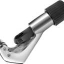 Flexzion Tube Cutter, Heavy Duty Tubing Pipe Cutter, 1/8 to 1-1/8 inch Cutting Diameter w/Reamer, Ideal for Cutting Copper, Aluminum, Brass, Steel, Plastic and More
