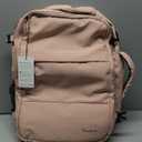 Taygeer Travel Backpack for Women, Carry On Backpack with USB Charging Port & Shoe Pouch, TSA 15.6inch Laptop Mochila Flight Approved, Nurse Bag Casual Daypack for Weekender Business Hiking, Pink