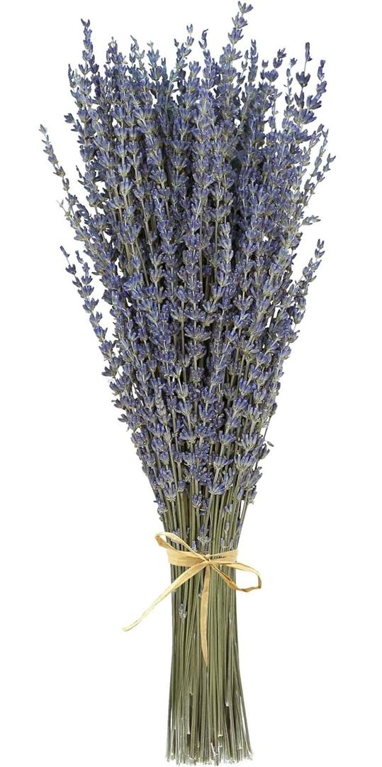 Dried Lavender Bunches 100% Fresh Natural Purple Bouquet Flowers for Bathroom Photo Props Crafts Decoration, 15-17" for Shower Weeding Vase Decor, Home Fragrance(200-220 Stems(100g/3.5oz Total))