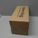 OMERAI Faux Fur Throw Blanket for Couch, Soft Fleece Blanket Queen Size, Warm Bubble Fuzzy Throw Blankets for Bed, Cozy Plush Reversible Beige Blanket, Luxury Decorative Blankets, 90x90