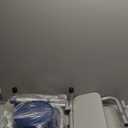 Drop Arm Bedside Commode, Commode with Padded Seat and Backrest, 500lbs Capacity, 5.81QT Removable Bucket, Adjustable Height Portable Toilet for Adults, Gray