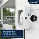 Outdoor EV Charger Enclosure Protect Lock Box for Tesla,Chargepoint & Home Charger,Visible,Anti-UV, White