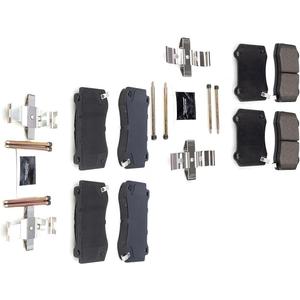 Brake Pads Front and Rear Set Brake Kits Semi-Metallic fits Dodge Charger 2016 6.4L V8 4 Piston Calipers-BR4;6 Piston Calipers-BR7;