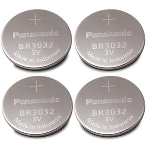 Panasonic BR3032 3V Coin Cell Batteries (4 Pieces) (Not CR2032)