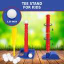 ToyVelt TBall Set for Kids 3-5, TBall Set Comes with 9 Balls, Best Toys Toys & Games, Ideal Tee Ball Set Birthday Gift for Boys and Girls, Great for Toddlers