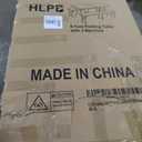 HLPB Folding Table Picnic Table Set, 6 ft Camping Table with 2 Benches, Outdoor Indoor Portable Folding Furniture for Working Meeting Party, Camping, Picnic, Weddings w/Handle and Safety Locks, White