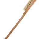 Bath Body Brush Long Handle Wooden Shower Brush with Natural Bristles