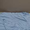 Bedsure Blue Cooling Blanket for Hot Sleepers - Summer Cold Throw Blanket for Bed, Arc-Chill Lightweight Summer Bedding, Cool Thin Ice Cold Cooled Throws with Rayon Derived from Bamboo, 50x70