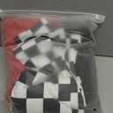 Arch Backdrop Cover Set of 3 (4FT/5FT/6FT) - Spandex Stretchy Monster Truck Racing Theme Backdrops for Kids Birthday, Wedding,Party Decorations (Red/Black/Checkered)