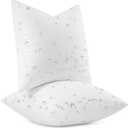 MIULEE Outdoor Pillow Inserts 18x18 Pack of 2 Waterproof Throw Pillow Inserts Decorative 100% Virgin Fibers Filling for Patio Sofa Couch
