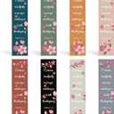 2 x 8 Pcs Christian Prayer Bookmarks Motivational Bible Verses Bookmarks Page Marker Inspirational Church Supplies Easter Sunday School Gift First Communion Baptism Gifts for Women Girls Boys