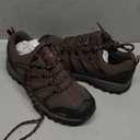 NORTIV 8 Men's Low Top Waterproof Hiking Shoes Trekking Trails Outdoor Work Shoes (11, Brown/Black/Tan)