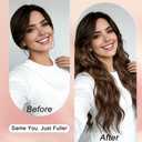 HMHIFI Long Brown Wigs for Women Ombre Brown Synthetic Hair Wig Natural Daily Hair Replacement Wigs Heat Resistant Fiber Hair Cosplay Party Wig(26in Ombre Brown)