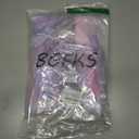 BGFKS Layered Ballet Tulle Rainbow Tutu Skirt for Little Girls Dress Up with Colorful Hair Bows (Purple)