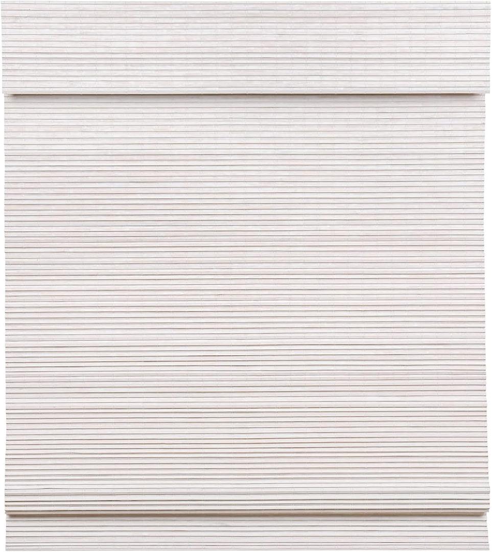 LazBlinds Cordless Bamboo Roman Shades, Privacy Window Treatment, Roll Up Bamboo Blinds for Windows, 36'' W x 60'' H