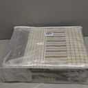 Finlonte Queen Quilt Set - Cotton Bedspread With Brown, Green, Beige Striped Pattern - Reversible Lightweight 3-Piece Bedding Set for All Seasons (Queen (90"x98"))