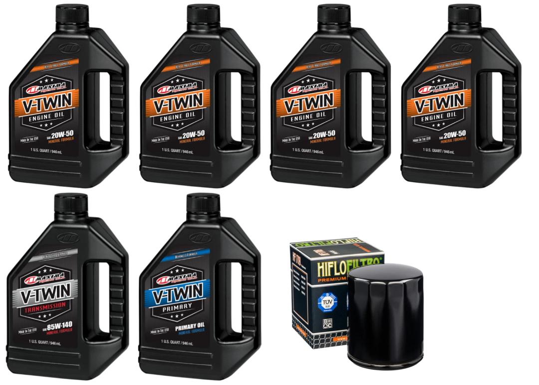 Oil Change Kit V-Twin for Harley Davidson Evolution, 6 quart HF170B