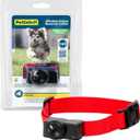 PetSafe Wireless Pet Containment System Receiver Collar for Dogs, Wireless Dog Collar Waterproof Material, Fits Small, Medium, Large Pets, Wireless Fence Receiver Collar (Red and Black)