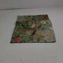 Green Chinoiserie Pillow Cover 18x18 Inch Vintage Bird Flower Throw Pillow Covers Farmhouse Floral Decorative Pillowcase Outdoor Cotton Square Cushion Cover for Couch Sofa Bedroom Decor (Pack of 2)