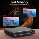 Region Free DVD Player with 1080p HDMI Upscaling, Compact Multi-Format CD/DVD/USB Player for Smart TV, Plays All Region DVDs, HDMI/RCA Cables and Remote Included for Home TV (Black)