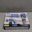 Cawiew 4 Pack Light up Sword Saber with FX Sound (on-Off Control) and Full Retractable Handle, 4 Colors LED Glow in The Dark Toy for Kids Adult