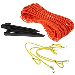 Park & Sun Sports Outdoor Volleyball Net Wide Court, Orange