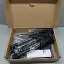 Projector Stand Tripod Adjustable, Laptop Height from 23.5 to 46.5 inches with Gooseneck Phone Holder, Floor for Office, Home, Stage, Studio, DJ Racks Holder Mount, 23.5 Inch-46.5 Inch (Black)