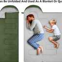 Sleeping Bags, Lightweight Camping Sleeping Bag for Adults, Kids, Hiking, Outdoor, Travel, Cold Weather & Warm