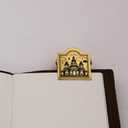 Brass Clip, Brass Binder Clip, Bill Binder Clip, Brass Clips for Journals, Decorative Binder Clips, Travelers Notebook Clip, Wall Hanging File Organizer (Castle in The Nebulous Sky)