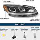 Headlight Assembly for Ford Escape 2020-2022 w/o DRL Passenger Side