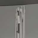 11 FT/126 IN Self Adhesive Ceiling Curtain Track Rail No Drill Rod Screws or Tools No Damage for Windows Cabinet Closet Bathroom Shower Curtain Room Divider