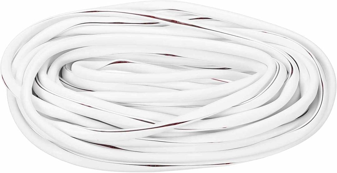 HARFINGTON Car Door Edge Guard 32.8ft (10M) U Shape Car Protector Seal Strip Automotive Door Edge Trim for Vehicle Trucks SUV, White