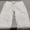 Men's Casual Slim Fit Flat Front Straight Iron Free Trousers White, Size 6