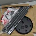 Indoor Flagpole with Base,Telescoping Flag Pole 6FT-8FT, Flagpoles Rotate 360 Degrees, 3X5 USA Flag-Heavy Duty Water Resistant Polyester Canvas Embroidered Stars. Suitable for Office, Auditorium, School, Use (1-pack)