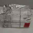 iDesign Stackable 3-Section Divided Storage Bin for Pantry, Fridge, or Cabinet - Set of 2 - Clear