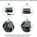 Raeisusp ACK-E10 AC Power Adapter Dummy Battery DR-E10 DC Coupler Kit Replacement LP-E10 for Canon EOS Rebel T3, T5,T6, Kiss X50, Kiss X70, Kiss X80,Kiss X90 EOS 1100D, EOS 1200D, EOS 1300D