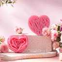 2 x 2 Pack Mothers Day Gifts for Mom Floral Heart Soap Set from Daughter Son Spa Gift Basket Flower Soap with Natural Ingredients, Self Care Package Birthday Gift for Women