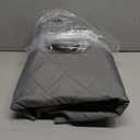 MAGZO Magnetic Thermal Insulated Door Curtain Fits Door Size 30" x 77", Oxford Cloth Strong Magnets Winter Entrance Insulation, Thicken Cotton Weatherproof Doorway Cover, Gray