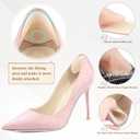 4D Cloud Honeycomb Heel Pads for Loose Shoes, Soft Gel Heel Grips for Shoes Too Big, Cushion Protectors Inserts for Blisters, Heel Pain, Shoe Fillers for Women Men (4D Cloud Mesh Black4, 4Pairs)