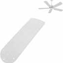 Ipetboom 20. 7 Inch Wood Grain Ceiling Fan Replacement Blades, Plastic Leaf Set for Living Room, Bedroom & Dining Area, Realistic Walnut Finish, Universal Spare Parts