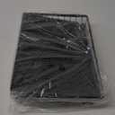 Dish Drying Rack, Stainless Steel Space-Saving Dish Rack, Dish Racks for Kitchen Counter, Kitchen Dish Drainers with Removable Utensil Holder,New Drain Outlet,Plate Rack and Drainboard, Black (1 Tier-black)