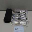 Kerecsen Reading Glasses 5 Pairs Fashion Ladies Readers Spring Hinge with Pattern Print Eyeglasses for Women (Mix Color -2, 5.00)