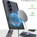 BENKS for Samsung Galaxy Z Fold 7 Case with Screen Protector, MagSafe-Compatible Kevlar Case, Hinge Protection Shockproof Magnetic Phone Case for Z Fold 7, Aurora ArmorAir Grand Combo