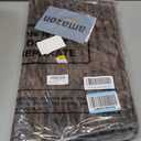 22 Inch Christmas Tree Collar Water Hyacinth Woven Farmhouse Square Base Cover Christmas Tree Basket for Xmas Holiday Decorations(Brown Black)