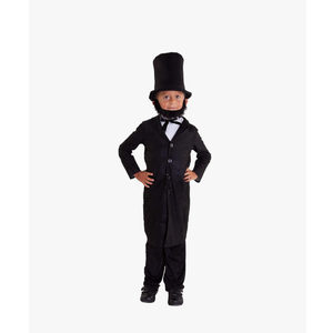 Morph Costumes Abraham Lincoln Costume For Kids - Presidents Day Halloween Outfit For Boys, Historical Dress Up, M