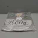 Welcome Sign for Front Door, Rustic Round Wood Wreaths Wall Hanging Outdoor Decor, Porch Fence Decorations Hanging Gift for Home Outdoor for Spring Summer Fall All Seasons Holiday, Bless This Home