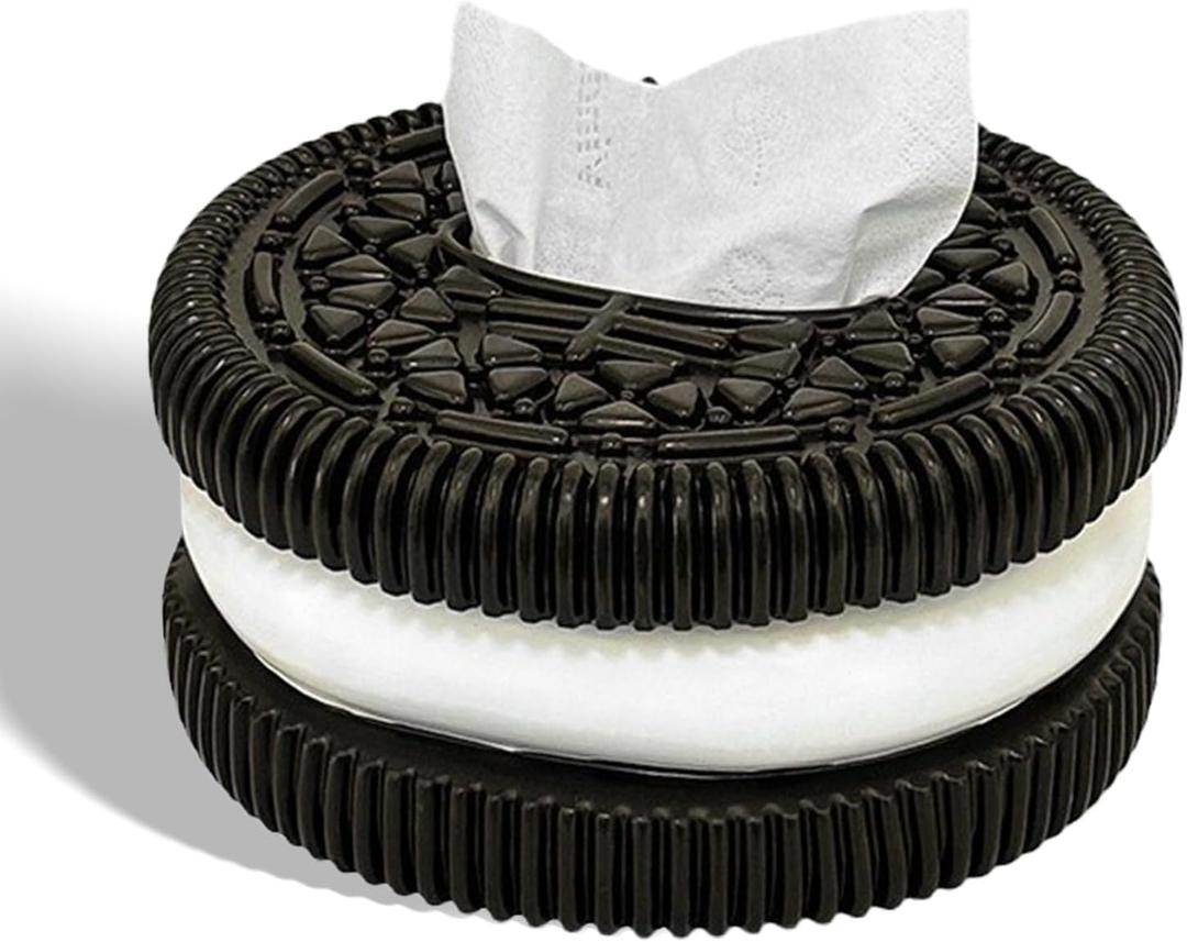 Creative Tissue Box – Fun and Stylish Cookie-Shaped Napkin Holder for Home & Office, Unique Decor for Living Room, Bedroom, and Dining Table, for Cookie Lovers