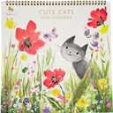 NIQUEA.D, Cute Cats 2026 Spiral Wall Calendar
