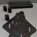 Shower Stool for Shaving Legs, Shower Bench for Inside Shower, Corner Shower Bench, Shower Shaving Foot Rest Suitable for Small Shower Spaces-Safe & Stable with Storage Shelf - Black